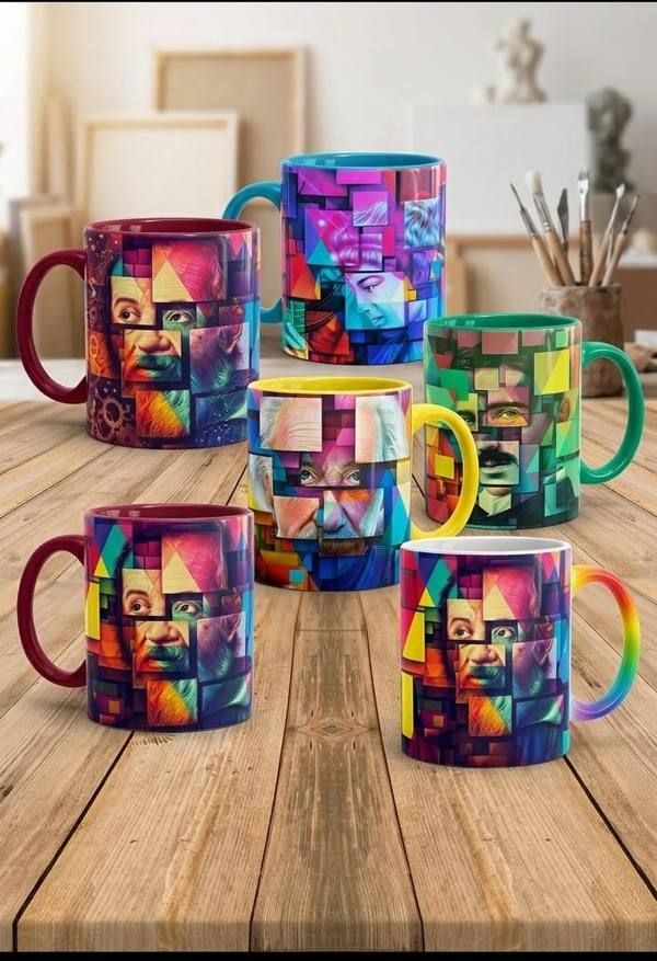 Canecas da série Gênios da Ciência